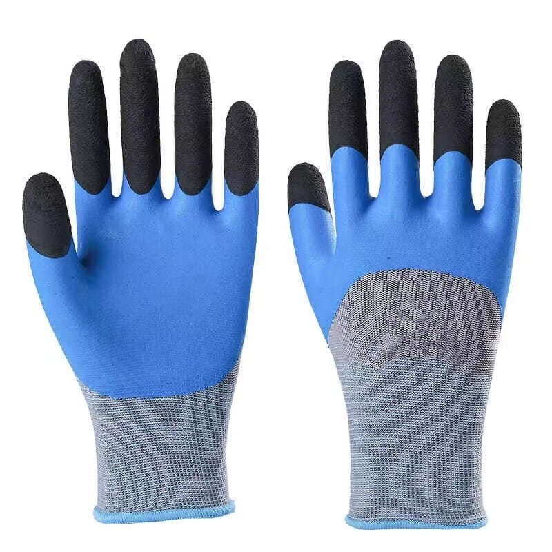 Safety Work Gloves Manufacturer - PVC Dots Coated Polyester Knitted Hand