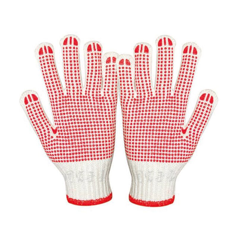Protective Gloves Factory - Cheap 7 Gauge 10 Gauge White Cotton Knitted