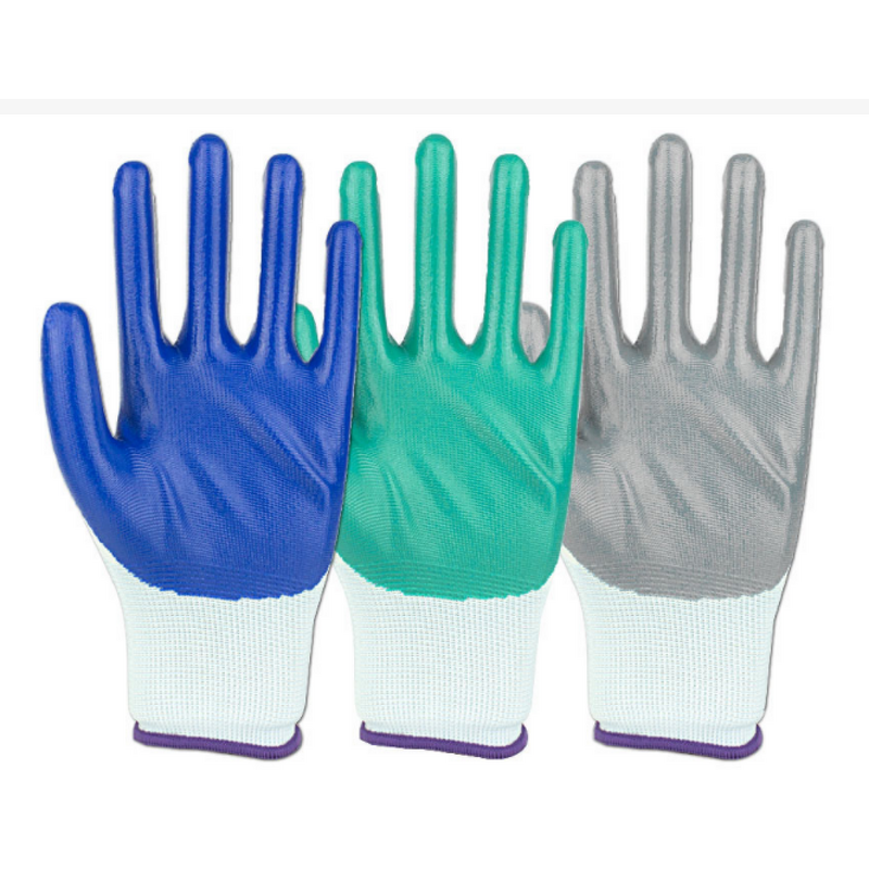 Nitrile Gloves Factory - Guantes Nitrile Coated Colored Nitrile Gloves