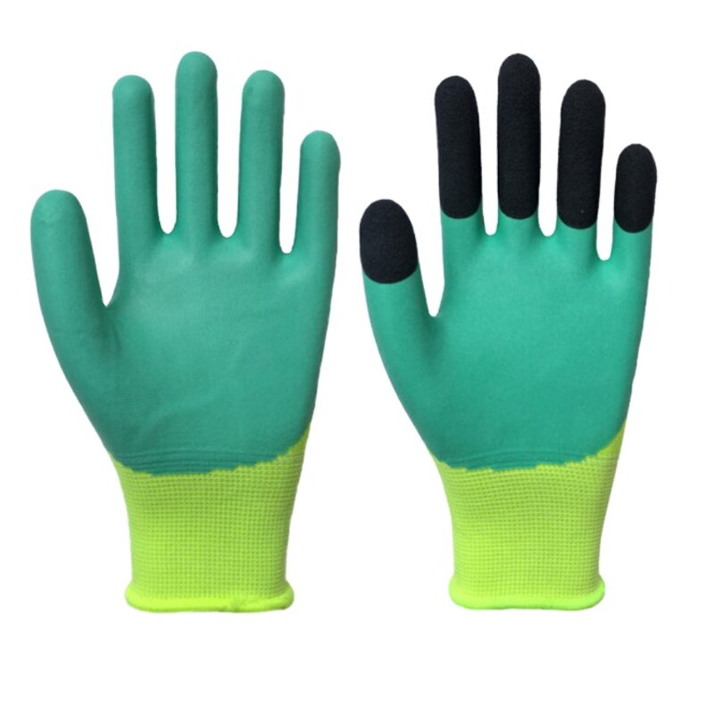 Safety Work Gloves Manufacturer - PVC Dots Coated Polyester Knitted Hand