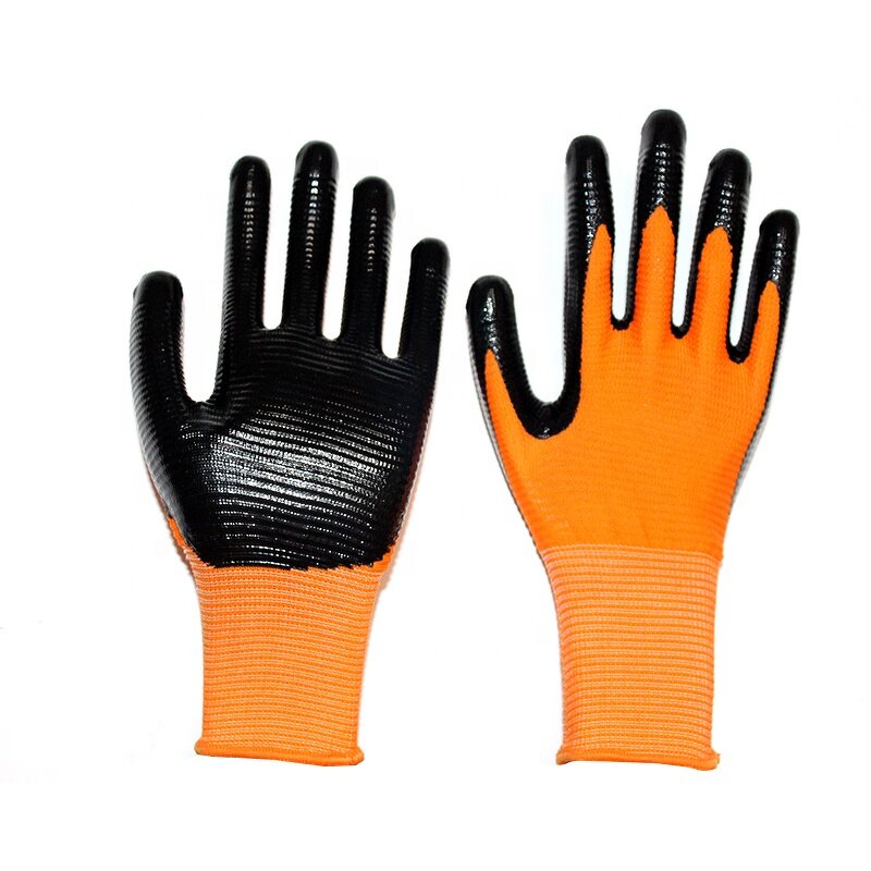 Labor Work Safety Glove Factory - Factory Direct Sale 13G Polyester Zebra