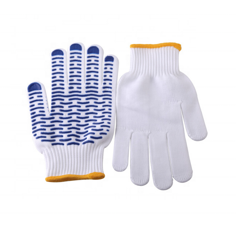 Protective Gloves Factory - Cheap 7 Gauge 10 Gauge White Cotton Knitted