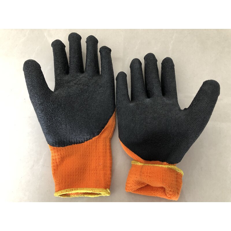 Safety Work Gloves Manufacturer - Top Sale 7G Acrylic Loop Knitted Terry