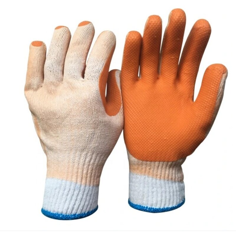 Safety Work Gloves Factory - Shandong Factory Latex Rubber Palm Coating