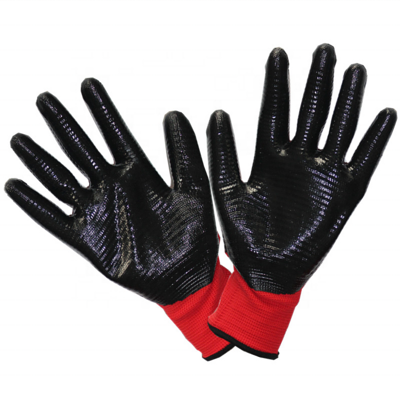 Labor Work Safety Glove Factory - Factory Direct Sale 13G Polyester Zebra