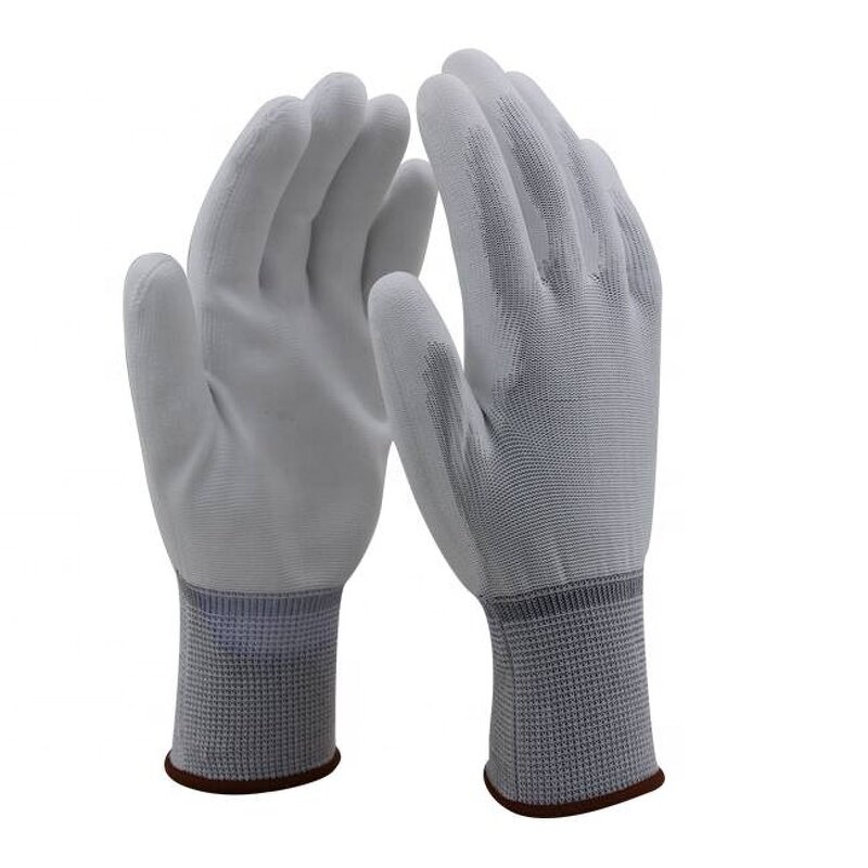 Safety Work Gloves Manufacturer - Wholesale Black 13G PU Anti-static