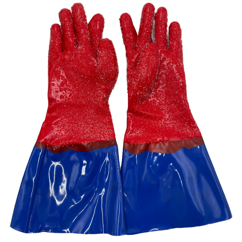 Garden Work Gloves Manufacturer - 13G Printing Polyester Shell Nitrile Coated