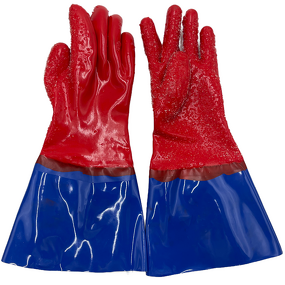 Garden Work Gloves Manufacturer - 13G Printing Polyester Shell Nitrile Coated