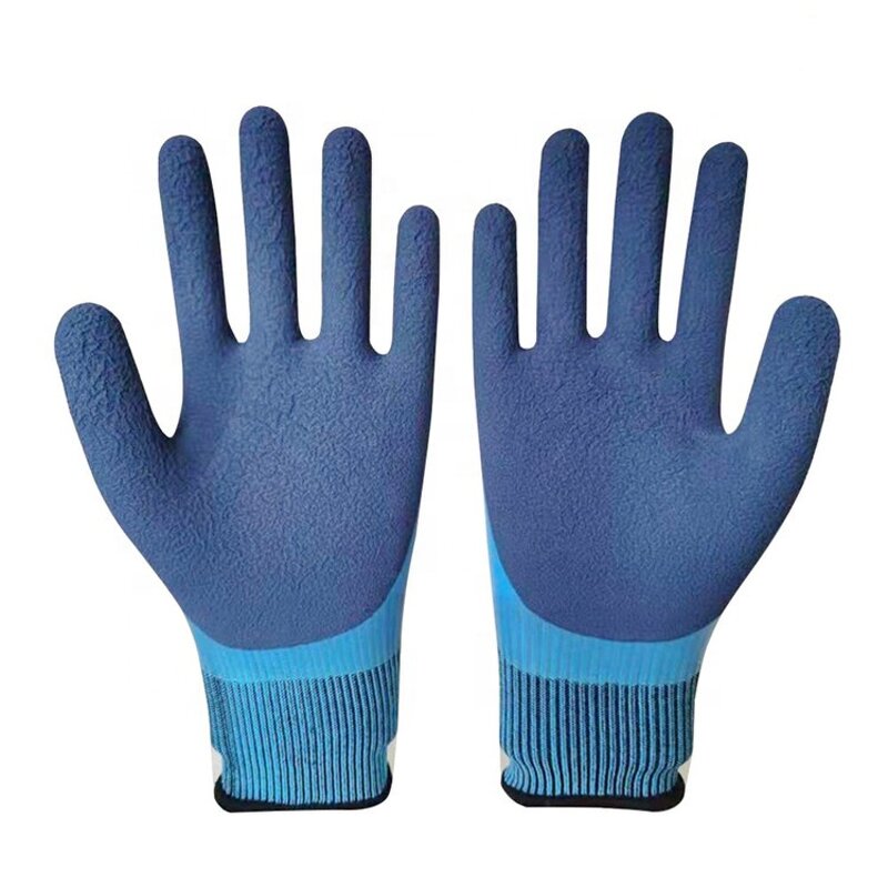 Waterproof Work Gloves Factory - Fully Coated Double Dip Latex Grip