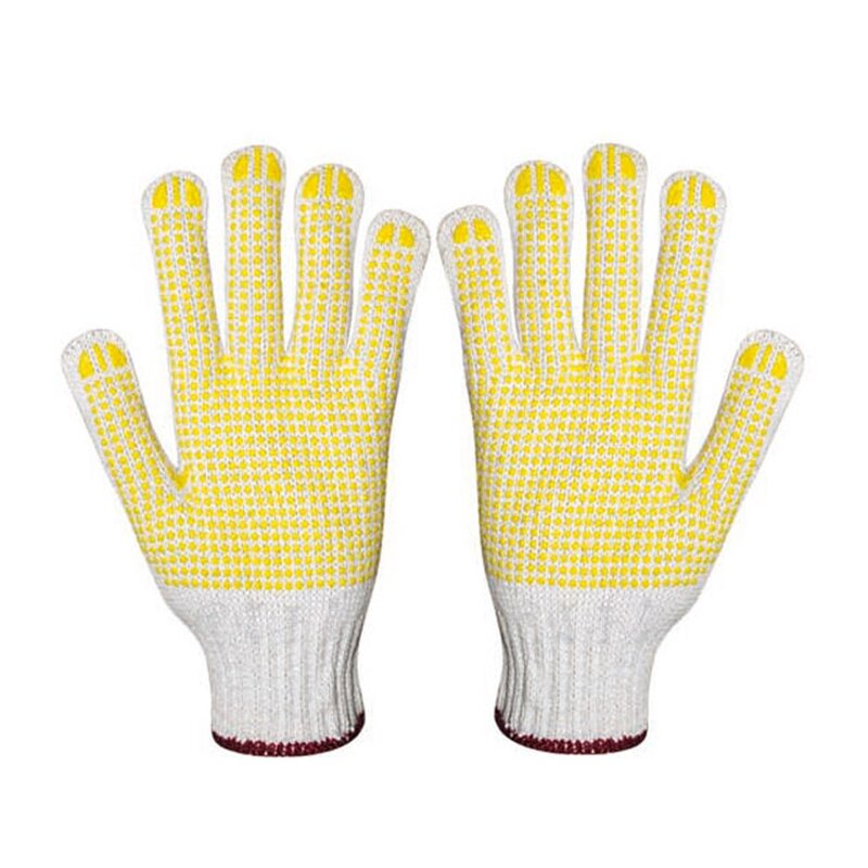 Protective Gloves Factory - Cheap 7 Gauge 10 Gauge White Cotton Knitted