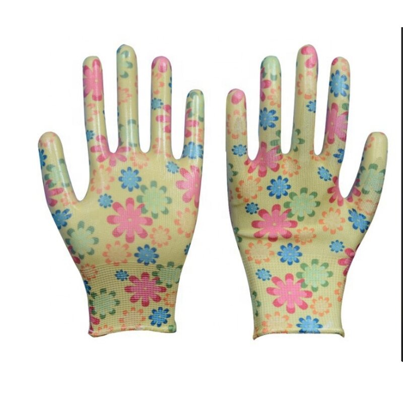 Work Gloves Manufacturer - Good Quality Rubber Laminated Polyester Cotton
