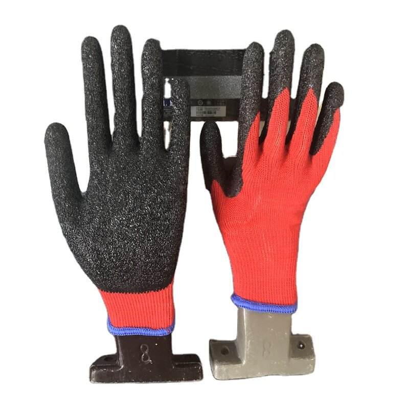 Construction Safety Gloves Factory - GUANTES Crinkle Latex Coated Hot Sale