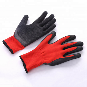 Work Rubber Gloves Manufacturer - Wholesale 13g Polyester Liner Latex