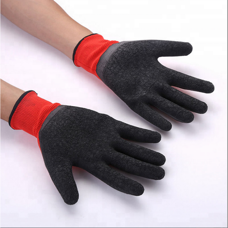 Work Rubber Gloves Manufacturer - Wholesale 13g Polyester Liner Latex