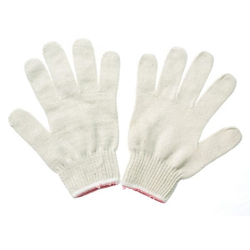 Construction Work Gloves Factory - Cotton Polyester String Knit Shell