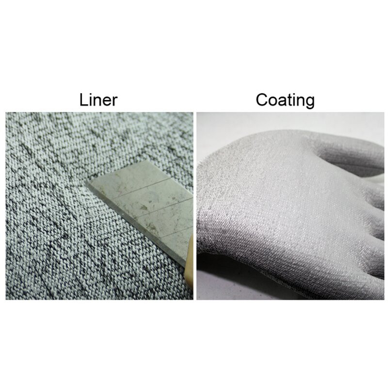 Cut Resistant Gloves Manufacturer - 5 Level HPPE PU Coated for Glass