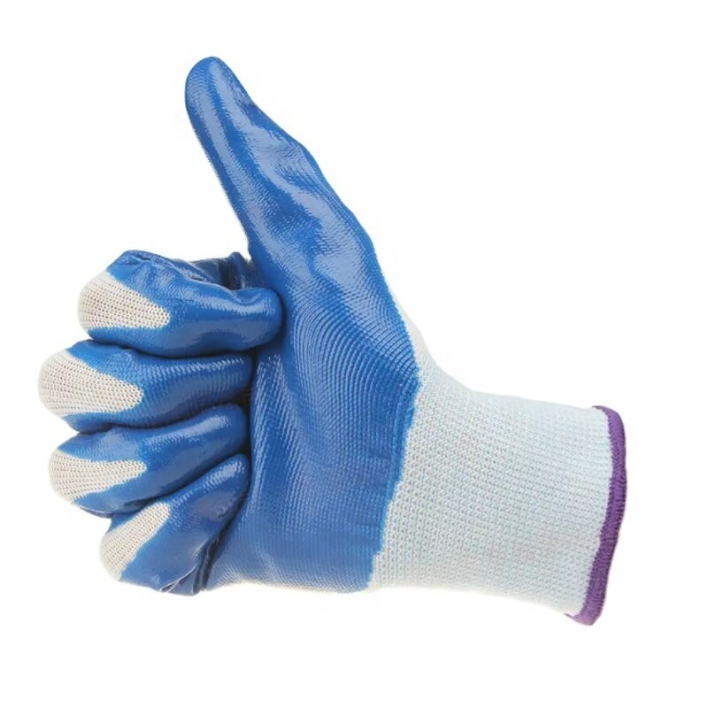 Nitrile Palm Gloves Manufacturer - 13 Gauge Polyester Shell Nitrile Coated