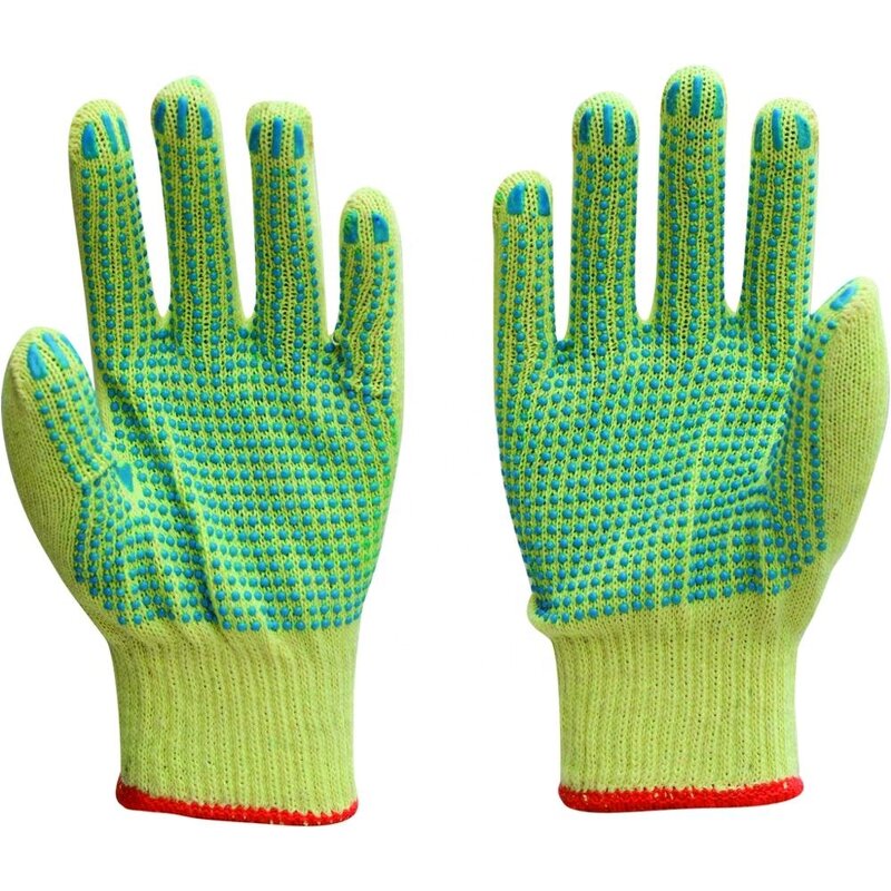 Nylon Working Gloves Manufacturer - 13 GaugeMini PVC Dots Nylon Knitted