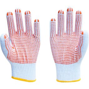 Nylon Working Gloves Manufacturer - 13 GaugeMini PVC Dots Nylon Knitted
