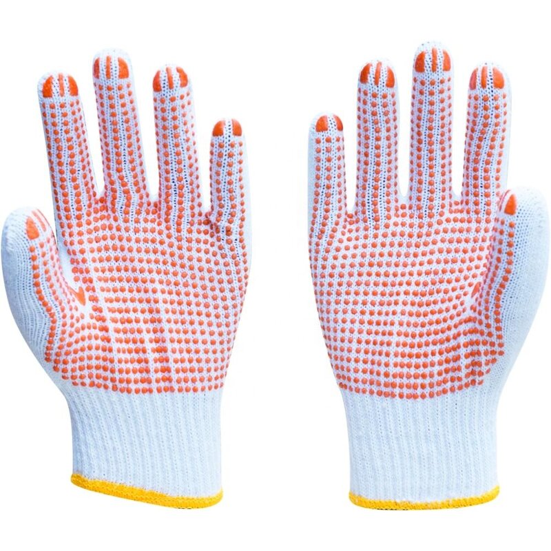 Nylon Working Gloves Manufacturer - 13 GaugeMini PVC Dots Nylon Knitted
