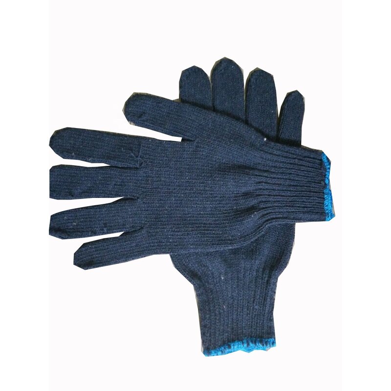 PVC Work Gloves Factory - Long Cuff 27-45cm Blue PVC Sandy Coated