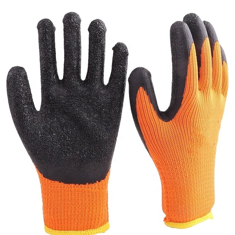 Safety Work Gloves Manufacturer - Top Sale 7G Acrylic Loop Knitted Terry