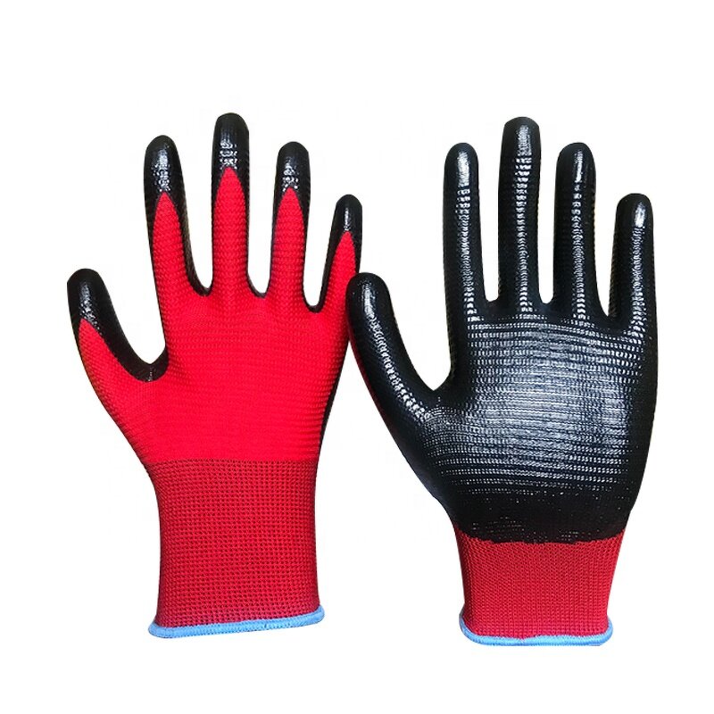Labor Work Safety Glove Factory - Factory Direct Sale 13G Polyester Zebra