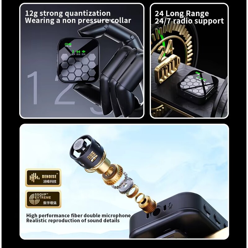 Wireless Lavalier Microphone Manufacturer - OEM J33 for Conference Use USB iPhone Connector