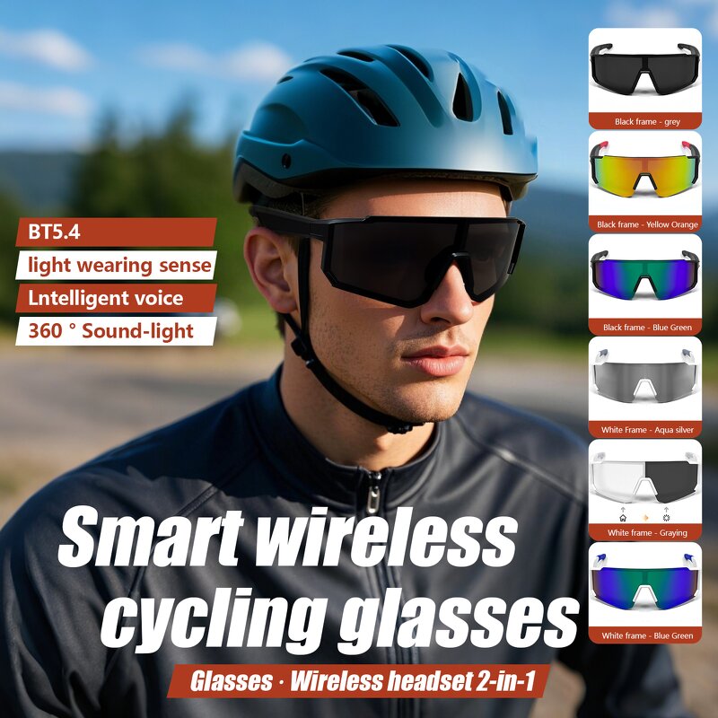 AI Smart Glasses Manufacturer - OEM 24H Battery Voice Control Polarized UV400 Anti-Blue Light