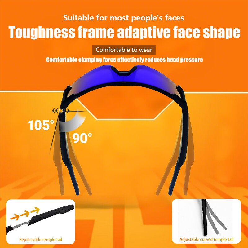 AI Smart Glasses Manufacturer - OEM 24H Battery Voice Control Polarized UV400 Anti-Blue Light