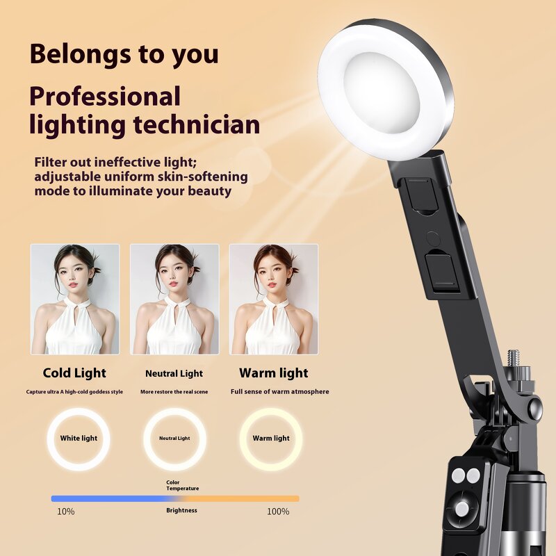 Selfie Stick Manufacturer - OEM 170cm Telescopic Stainless Steel with Light Bluetooth Foldable