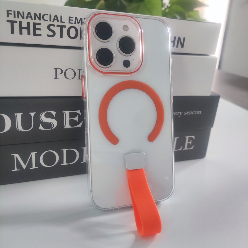 Magnetic Phone Case Manufacturer - OEM Promax Luxury Multi Colors Transparent Shockproof Finger