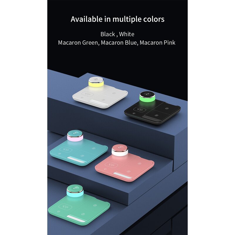 Wireless Charger Manufacturer - OEM 15W Fast Charging ABS Foldable 4-in-1 with Integrated Lamp