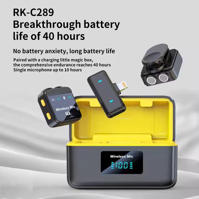 Wireless Lavalier Microphone Manufacturer - OEM White Noise Cancelling Light-Weight Omni-directional