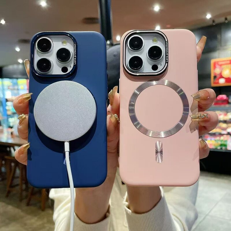 Hard PC Case Manufacturer - OEM Ultra-Thin Luxury Matte Magnetic for iPhone 14 17 Pro Max Wireless