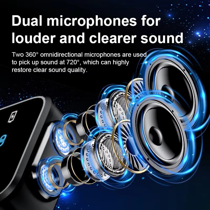 Wireless Condenser Microphone Manufacturer - OEM Long Battery 20ms Low Latency Noise Cancellation