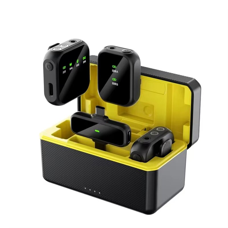 Wireless Lavalier Microphone Manufacturer - OEM K50 2.4G Dual Condenser for iPhone