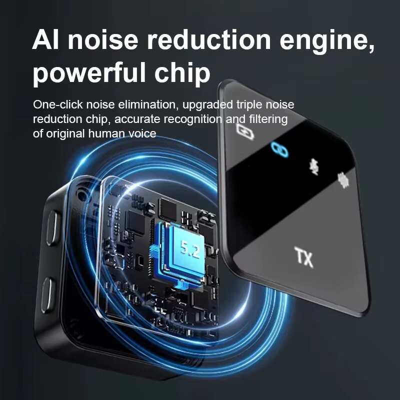 Wireless Condenser Microphone Manufacturer - OEM Long Battery 20ms Low Latency Noise Cancellation