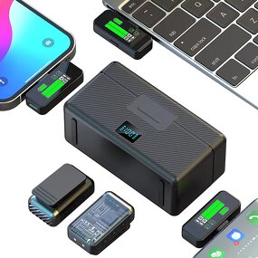 Wireless Lavalier Microphone Manufacturer - OEM with Noise Reduction Plug-and-Play for IOS