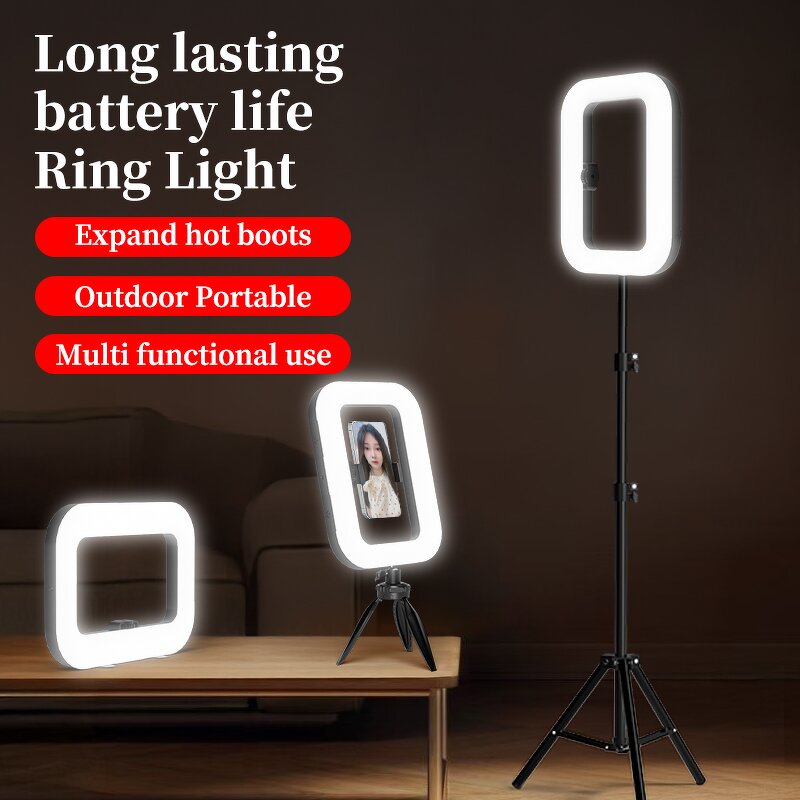 Smartphone Ring Light Manufacturer - OEM RGB Handheld Stabilizer with Battery Microphone