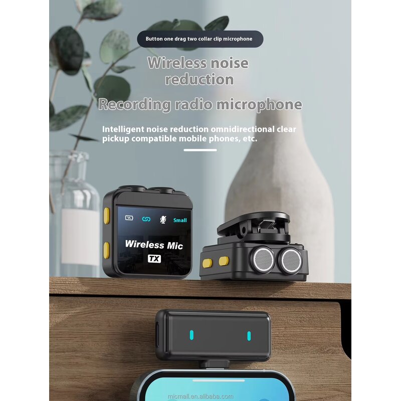 Wireless Microphone Manufacturer - OEM 2025 Earloop with Noise Reduction for TikTok Live