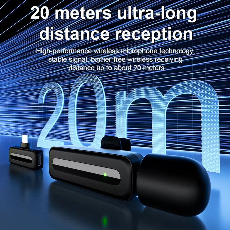 Wireless Lavalier Microphone Manufacturer - OEM SE80 USB Clip Long Endurance One-to-Two