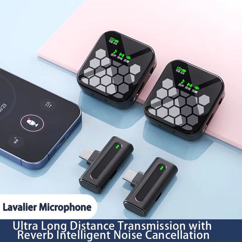 Wireless Lavalier Microphone Manufacturer - OEM J33 for Conference Use USB iPhone Connector