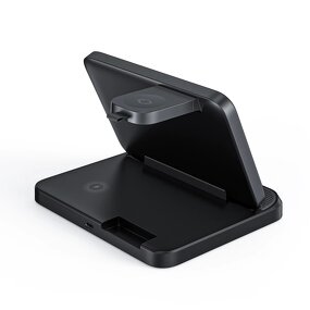 Wireless Charger Manufacturer - OEM 2025 Multi-Function 15W Fast Dock Foldable 3-in-1