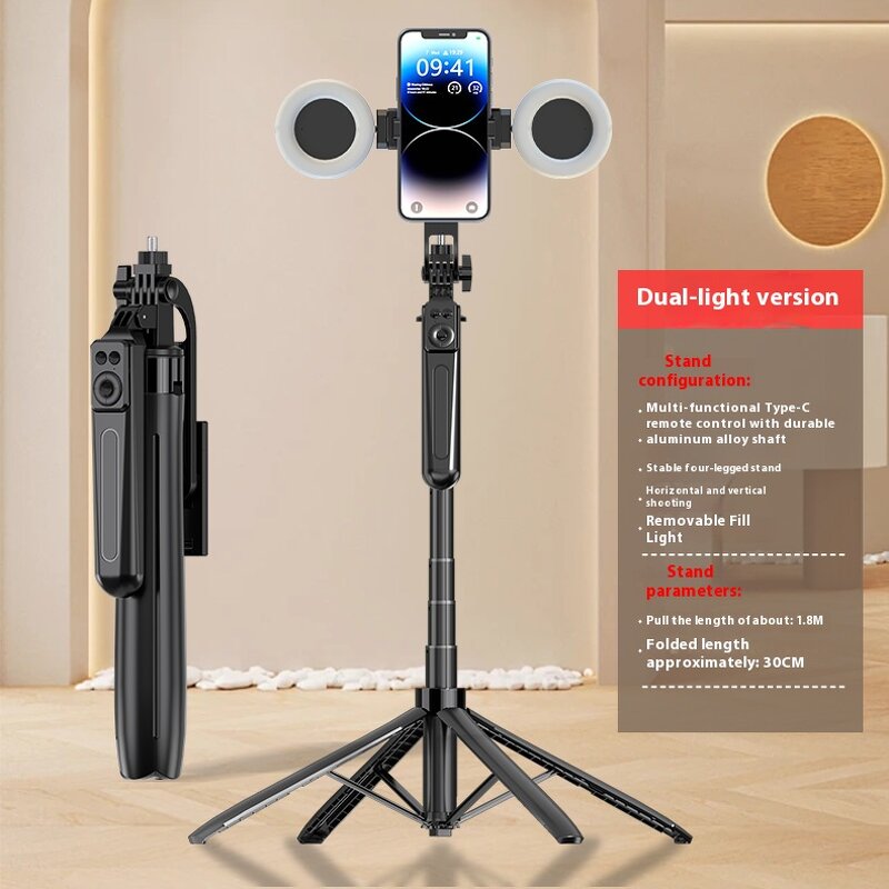 Selfie Stick Manufacturer - OEM A17 Portable Wireless Remote 360° Rotation Rechargeable Stable