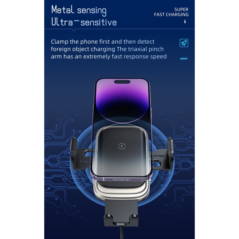 Wireless Charger Manufacturer - OEM Portable 15W 3-in-1 Foldable Magnetic Fast Travel Charging