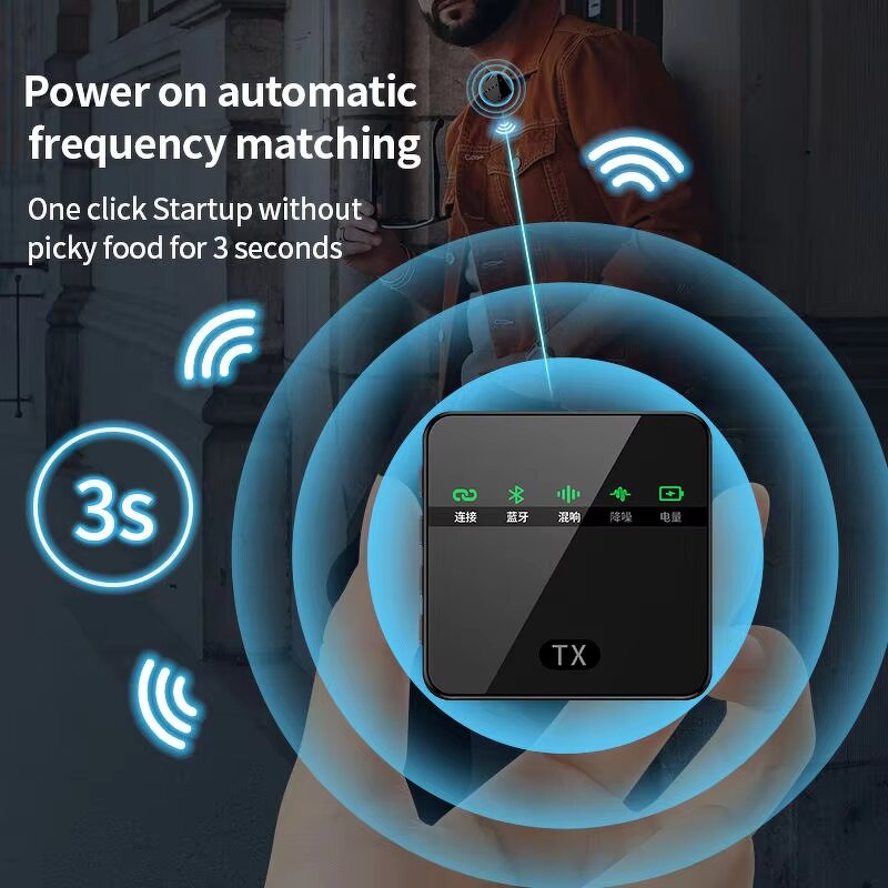 Wireless Lavalier Microphone Manufacturer - OEM 2025 Wholesale M32 Omni-directional Dual Transmission