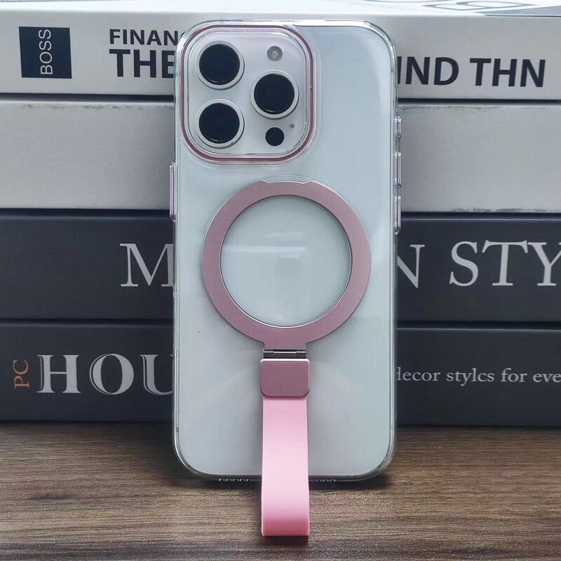 Magnetic Phone Case Manufacturer - OEM Designed Transparent Hard Shell PC with Hanging Rope