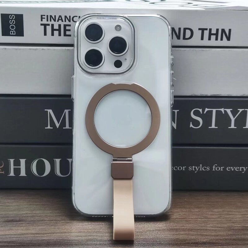 Magnetic Phone Case Manufacturer - OEM Designed Transparent Hard Shell PC with Hanging Rope