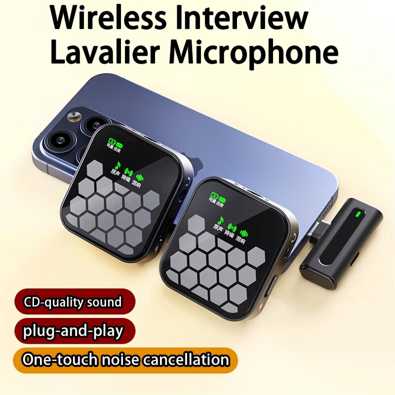Wireless Lavalier Microphone Manufacturer - OEM J33 for Conference Use USB iPhone Connector